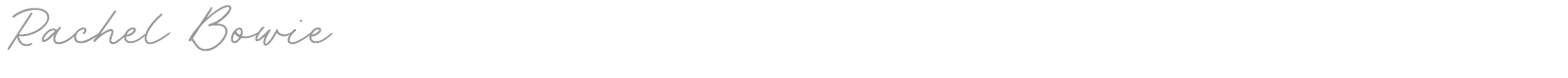 Rachel Bowie font preview